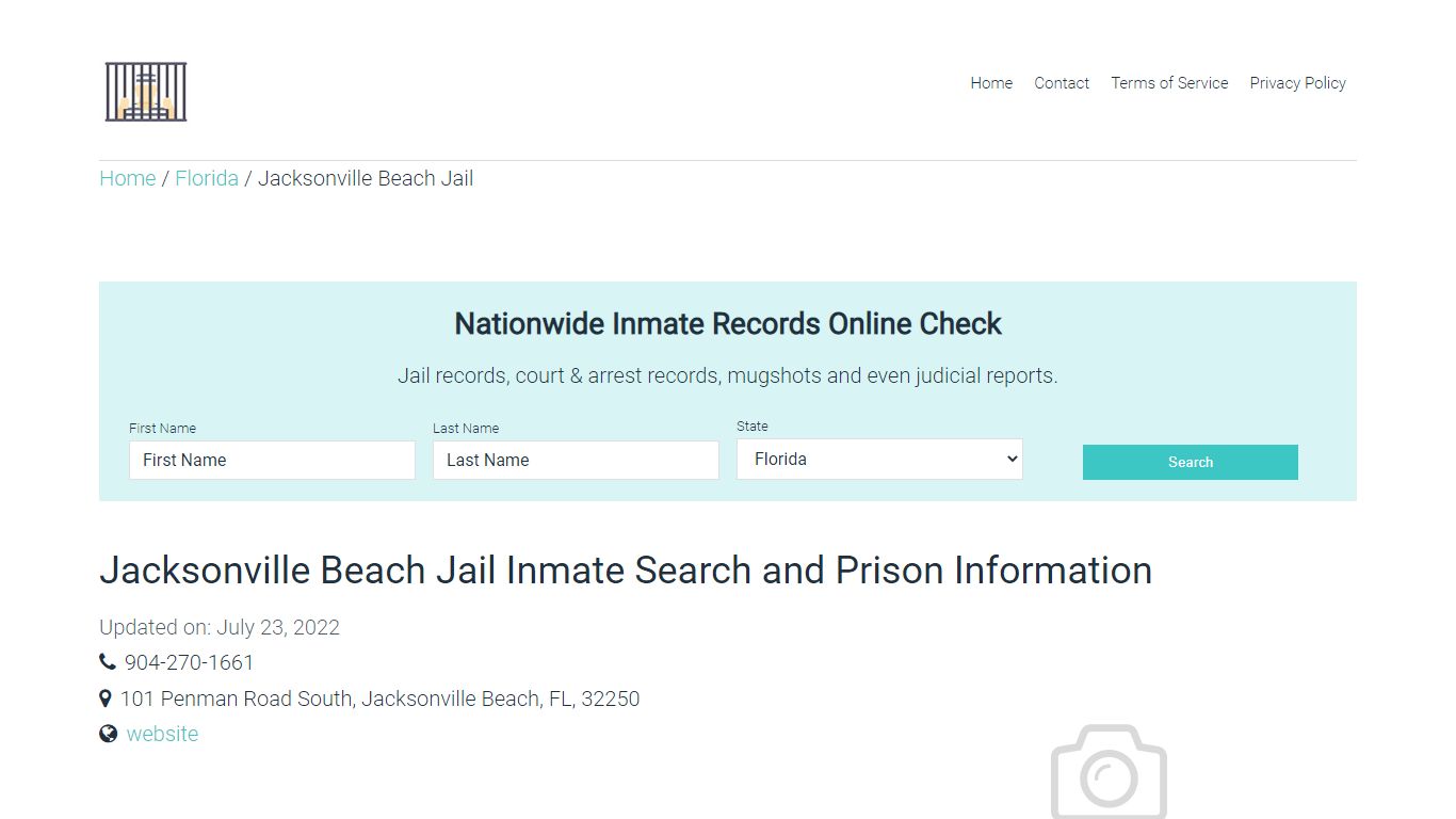 Jacksonville Beach Jail Inmate Search and Prison Information